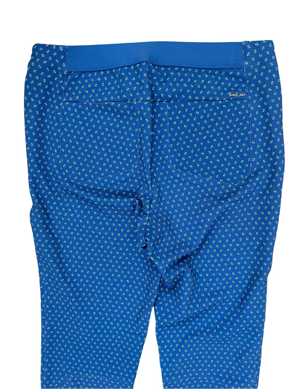 RLX Ralph Lauren Women’s Blue Floral Golf Pants Skinny Stretch NWT - Picture 7 of 10